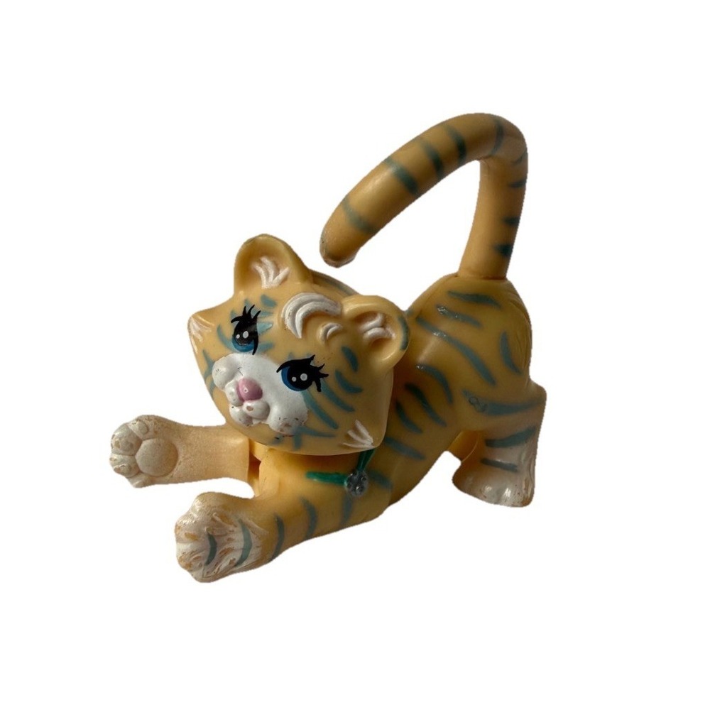 Vintage Littlest Pet‎ Shop Zoo Tiger Baby Cub Nursery Kenner 1993 Collectible G1